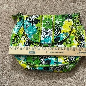 Vera Bradley Limes Up Saddle crossbody bag